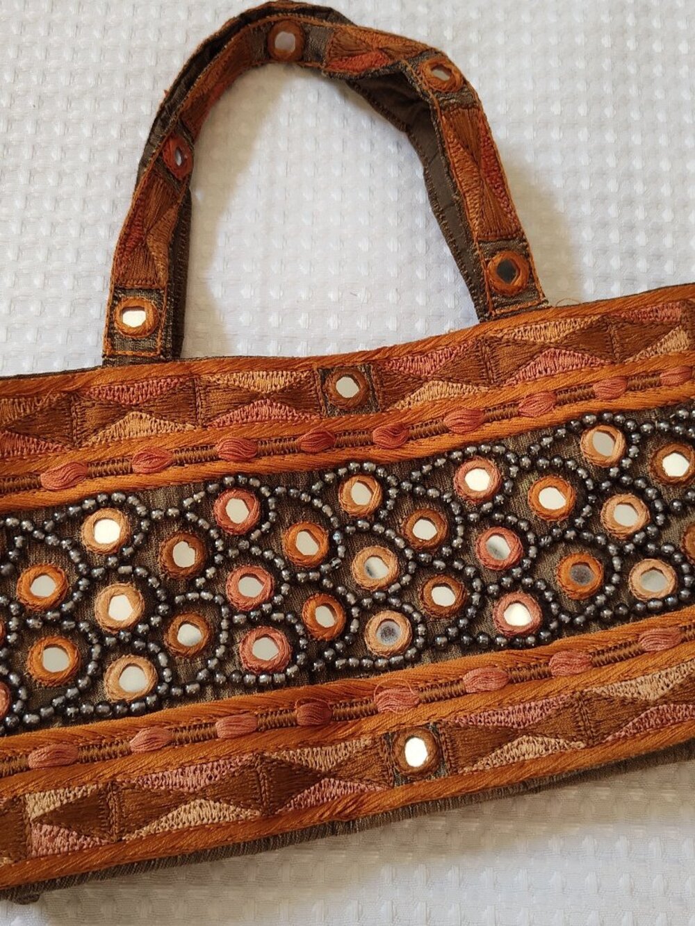 MOYNA, Boho Mini Bag, Embroidered, Hippie